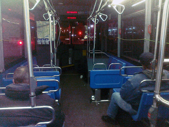 different bus, different night...